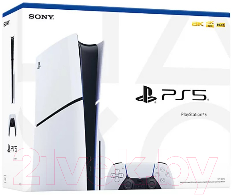 Игровая приставка Sony PlayStation 5 Slim Disc Edition / CFI-2016A