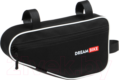 Сумка велосипедная Dream Bike 10276992 (черный/белый)