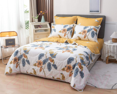 Комплект постельного белья с одеялом Sofi de Marko Бернадетт №50 7Е / Кт-7Е-Бт50