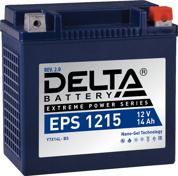 Мотоаккумулятор DELTA EPS 1215 / YTX14L-BS