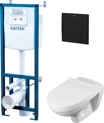 Унитаз подвесной с инсталляцией Santek Борель 1WH501775 - 
