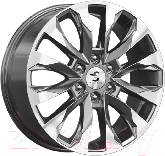 Литой диск SKAD Premium КР007 Pajero Sport 20x8" 6x139.7мм DIA 67.1мм ET 38мм (Diamond Gloss Graphite)