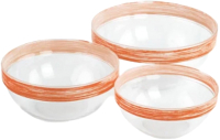 Набор салатников Luminarc Empilable Brush Mania Orange P801-OR (3шт) - 