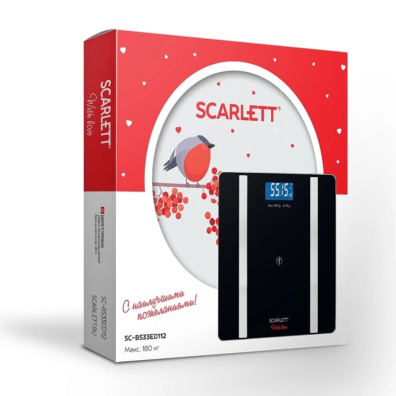 Напольные весы электронные Scarlett SC-BS33ED112