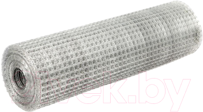 Сетка сварная Kronex 2.5x2.5x0.4мм / STK-0499 (рулон 1x1м, оцинкованная)