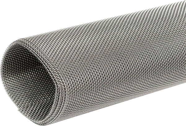 Сетка тканая Kronex 2.5x2.5x0.4мм / STK-0499 (рулон 1x1м, оцинкованная)