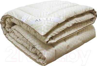 Одеяло Alleri Тик Утолщенное 200x215 (верблюжья шерсть)