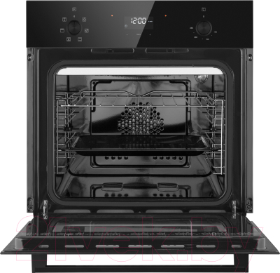 Электрический духовой шкаф Weissgauff EOV 676 SB Black Edition