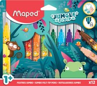 Фломастеры Maped Jungle Fever / 846900 (12шт) - 