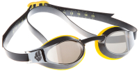 Очки для плавания Mad Wave X-Look Mirror (желтый) - 