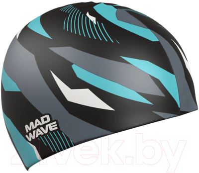 Шапочка для плавания Mad Wave Stripes