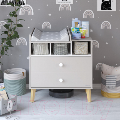 Комод пеленальный Pituso Kids Luxor ЛДСП (кашемир/белый премиум)
