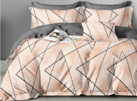 Комплект постельного белья Alleri Сатин Premium евро max / СП-279 - 