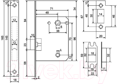 Ручка дверная Аллюр Венсан SN/CP+L7050S SN+BK-S1 SN/CP 2682/S7050 (матовый никель/хром)