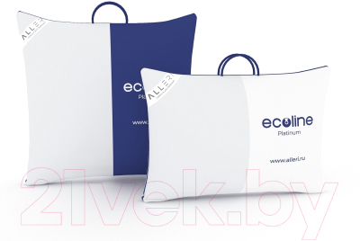 Подушка для сна Alleri Eco-line Platinum 70x70 (эко-пух)