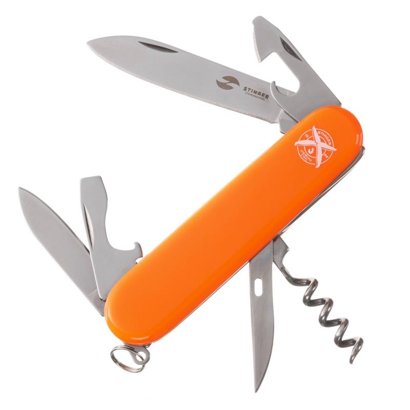 Нож швейцарский STINGER FK-K5005NH-11F
