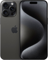 Смартфон Apple iPhone 15 Pro Max 256GB / A3106 (черный титан) - 