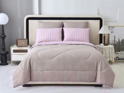Комплект постельного белья с одеялом Sofi de Marko Ришелье №16 7Е / Кт-7Е-Р16