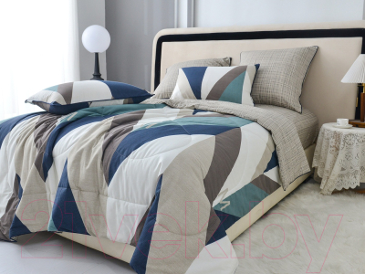 Комплект постельного белья с одеялом Sofi de Marko Ришелье №25 Евро / Кт-Евро-Р25