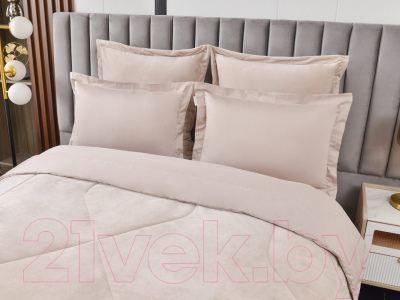 Комплект постельного белья с одеялом Sofi de Marko Энрике Евро / Кт-Евро-Эн7 (крем)