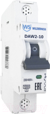 Выключатель автоматический Wilderness DAW2-10 1P 20A C 10kA / DAW2-10-1-C020