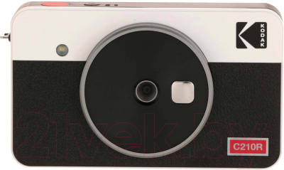 Фотоаппарат с мгновенной печатью Kodak Mini Shot 2 C210R (черный/белый)