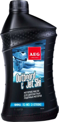 Моторное масло AEG Powertools Outboard&JetSki 2Т Oil NMMA TC-W3 / 33324 (1л)