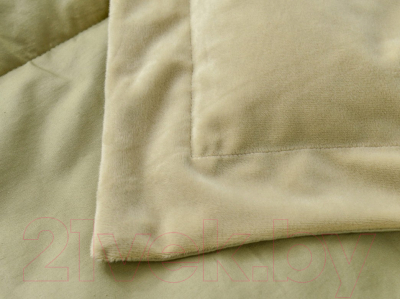 Комплект постельного белья с одеялом Sofi de Marko Энрике 7Е / Кт-7Е-Эн4 (олива)