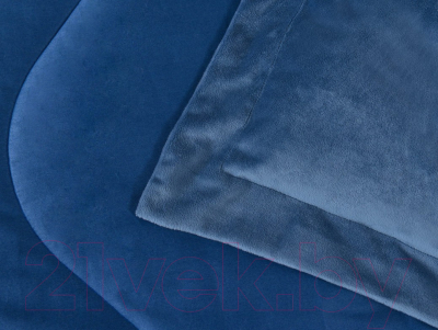Комплект постельного белья с одеялом Sofi de Marko Энрике 1.6 / Кт-1.6-Эн5 (синий)
