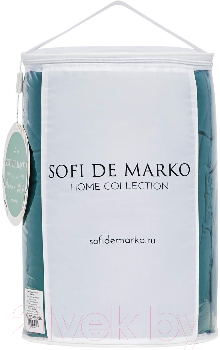 Одеяло Sofi de Marko Premium Mako 160х220 / Од-Пм-зел-160х220 (зеленый) — фото 3