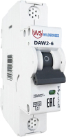 Выключатель автоматический Wilderness DAW2-6 1P 10A B 6kA / DAW2-6-1-B010 - 
