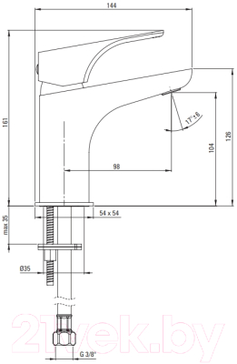 Смеситель Deante Hiacynt BQH 020M