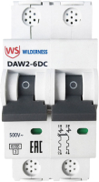 Выключатель автоматический Wilderness DAW2-6DC 2P 10A C 6kA 500В DC / DAW2-6DC-2-C010 - 