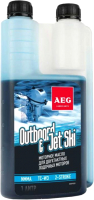 Моторное масло AEG Powertools Outboard&JetSki 2Т Oil NMMA TC-W3 / 33371 (1л) - 