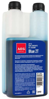 Моторное масло AEG Powertools Semi Synthetic 2T Motor Oil API TC / 30743 (1л)
