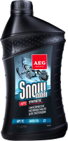 Моторное масло AEG Powertools Snowmobile 2т Jaso Fd / 33408 (1л) - 