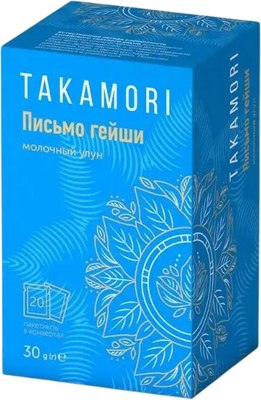 

Чай пакетированный, Письмо гейши Зеленый молочный улун