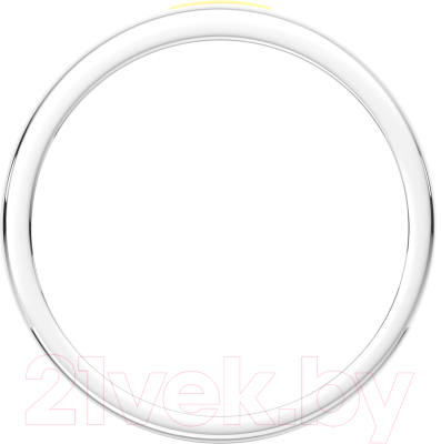Кольцо из комбинированного серебра ZORKA 0200075.G14K (р.17, с золотой вставкой)