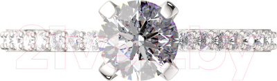 Кольцо из серебра ZORKA 0210082 (р.17.5, с фианитами)