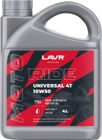 Моторное масло Lavr Moto Ride Universal 4T 10W50 SM / Ln7754 (4л) - 
