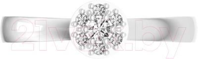 Кольцо из серебра ZORKA 0210246 (р.16.5, с фианитами)