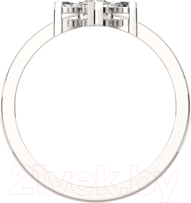 Кольцо из серебра ZORKA 0210197 (р.16.5, с фианитами)
