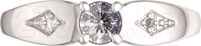 Кольцо из серебра ZORKA 0210733.ZZ (р.16.5, с фианитами)