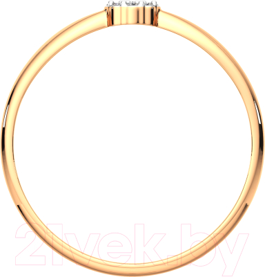 Кольцо из розового золота ZORKA 210652.14K.R (р.16, с фианитами)