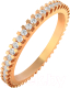 Кольцо из розового золота ZORKA 210664.14K.R (р.16.5, с фианитами) - 