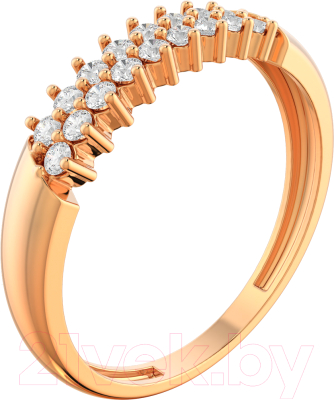 Кольцо из розового золота ZORKA 210708.14K.R (р.17.5, с фианитами)