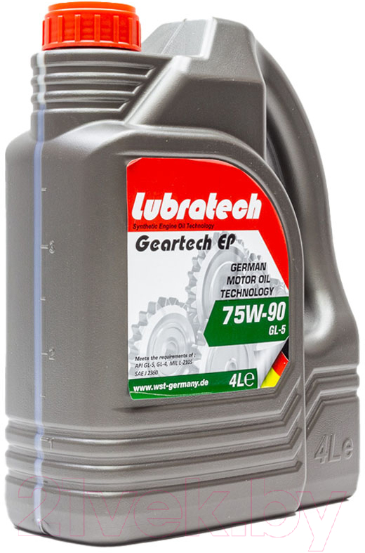 Трансмиссионное масло Lubratech Geartech EP 75W90 (4л)
