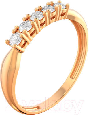 Кольцо из розового золота ZORKA 210709.14K.R (р.17.5, с фианитами)