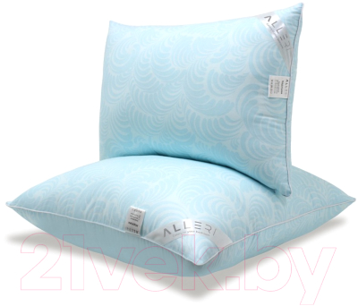 Подушка для сна Alleri Поплин атлас 50x70 (лебяжий пух)