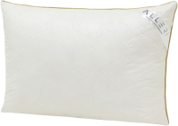 Подушка для сна Alleri Тик атлас 50x70 (овечья шерсть) - 